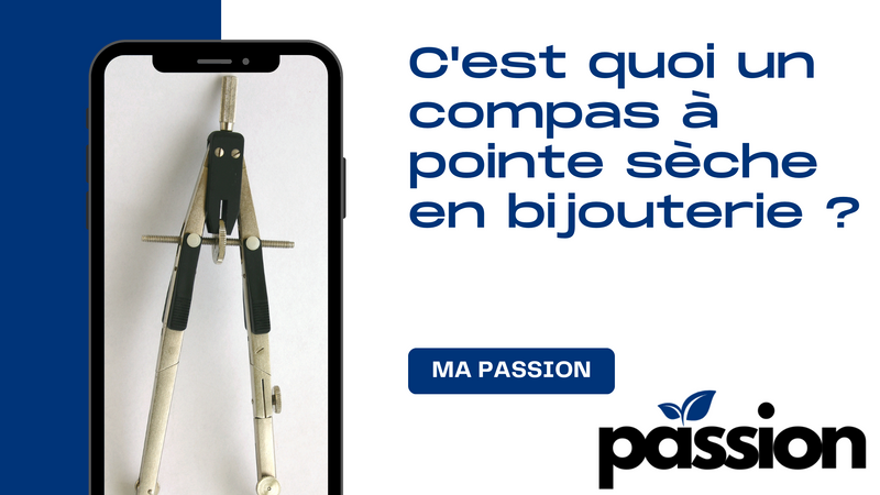 compas à pointe sèche en bijouterie