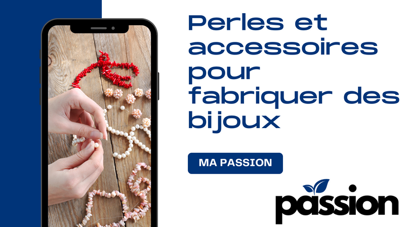 Perles et accessoires pour fabriquer des bijoux