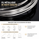 File d'argent bijoux