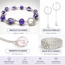 File d'argent bijoux