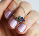 Collier saphir femme