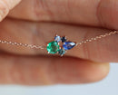 Collier saphir femme