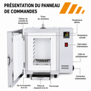 Four de fusion électrique 900℃