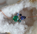Collier saphir femme