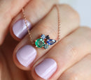 Collier saphir femme