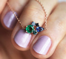 Collier saphir femme
