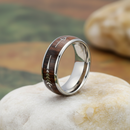 Bague argent bois