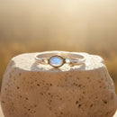Bracelet argent pierre de lune