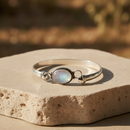 Bracelet argent pierre de lune