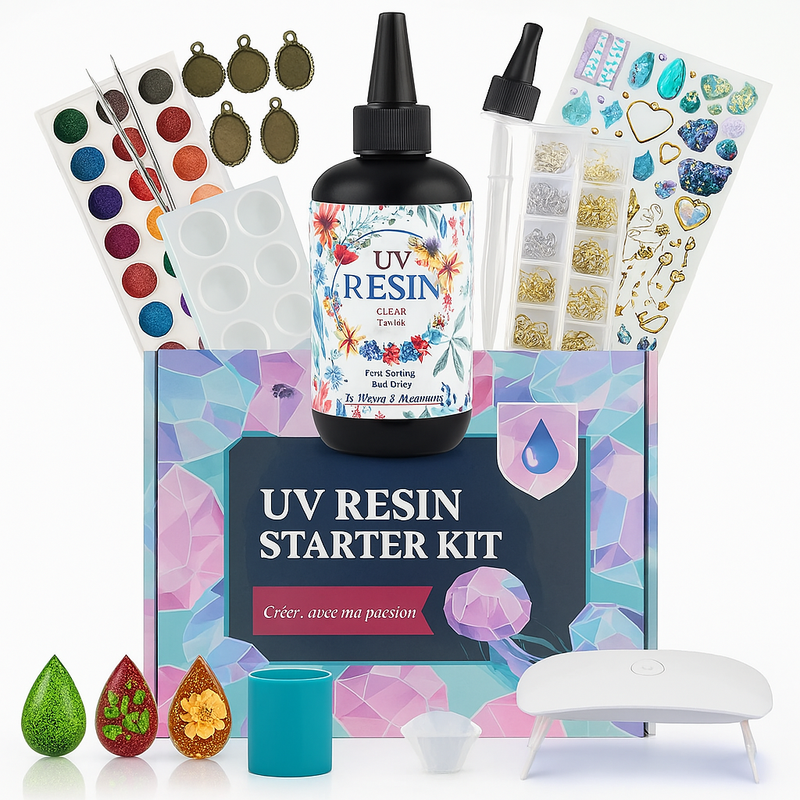 Kit bijoux resine