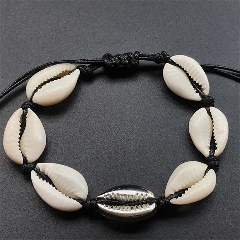 Bracelet coquillage femme