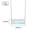 Larimar bijoux pendentif