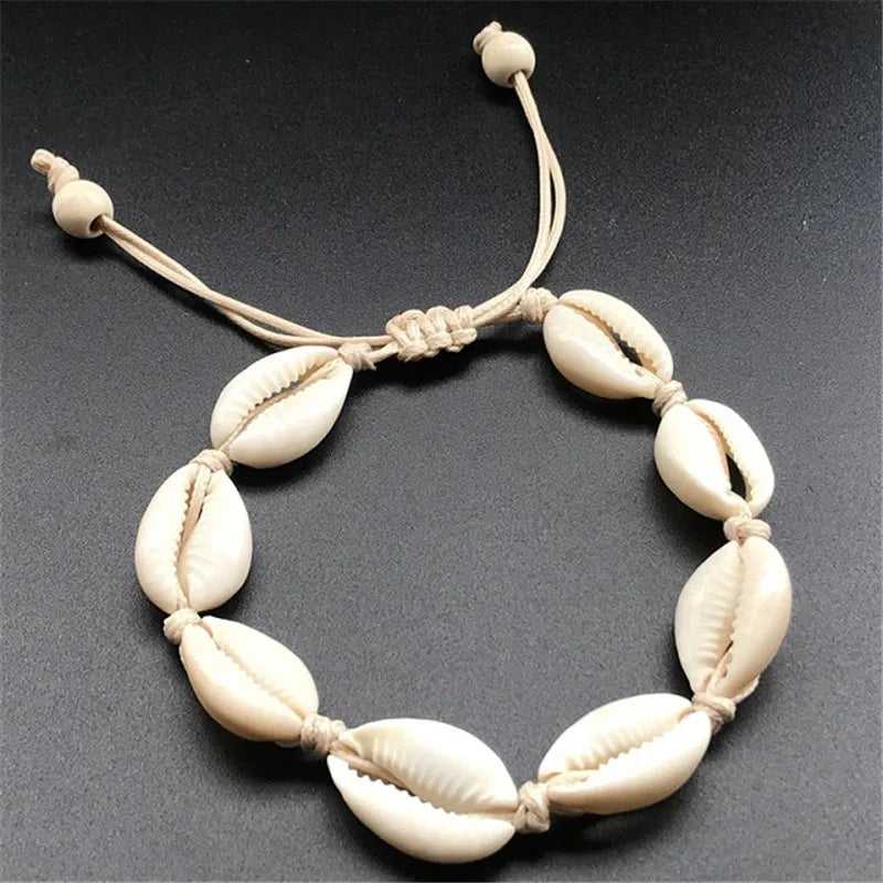 Bracelet coquillage femme