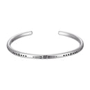 Bracelet jonc homme argent