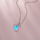 Pendentif larimar argent