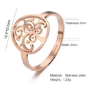 Bague arbre de vie or