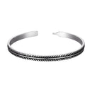Bracelet jonc homme argent