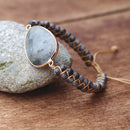 Bracelet labradorite veritable