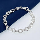 Bracelet femme grosse maille