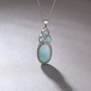 Pierre de larimar collier