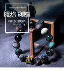 Bracelet obsidienne oeil céleste
