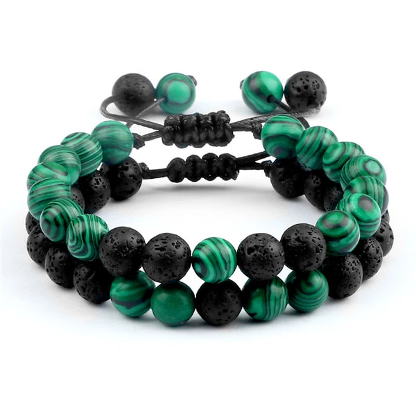 Bracelet homme vert