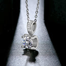 Collier carré argent