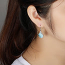 Larimar boucles d'oreilles
