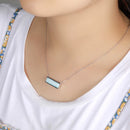 Larimar bijoux pendentif