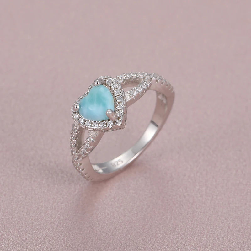 Bague larimar argent