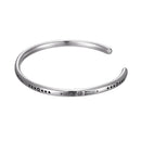 Bracelet jonc homme argent