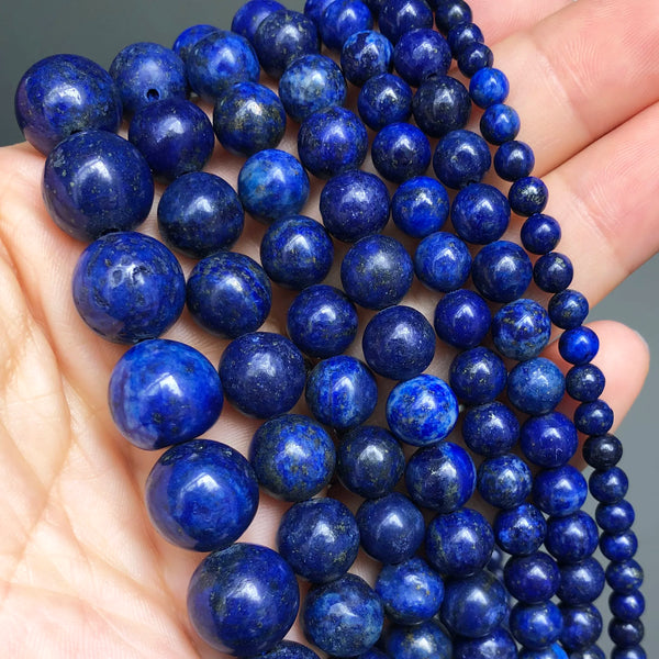 Perle lapis lazuli