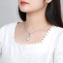 Pierre de larimar collier