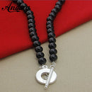 Collier perle noire