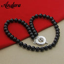 Collier perle noire