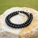 Collier perle noire