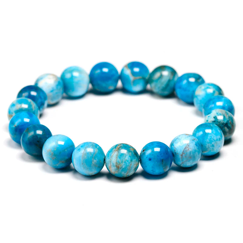 Bracelet apatite bleu