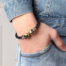 Bracelet tete de mort homme