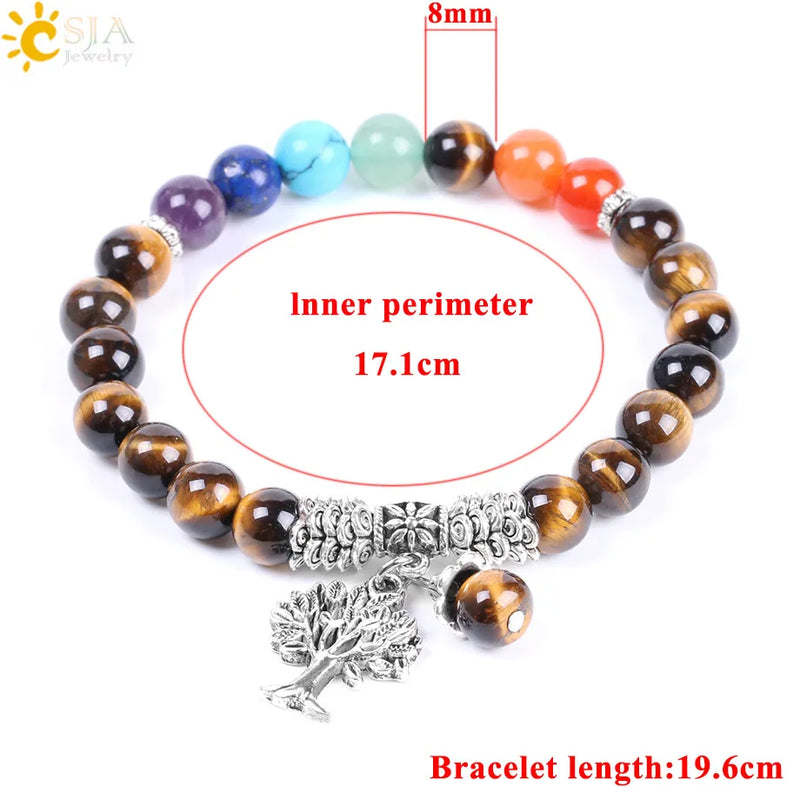 Bracelet arbre de vie en argent