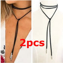 Collier cuir femme