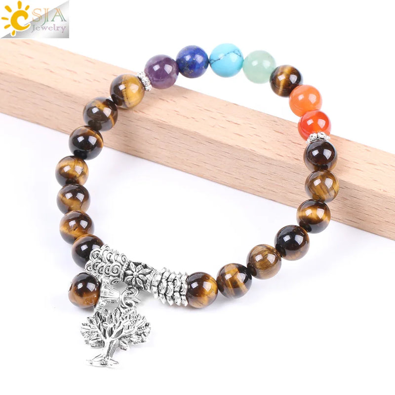 Bracelet arbre de vie en argent