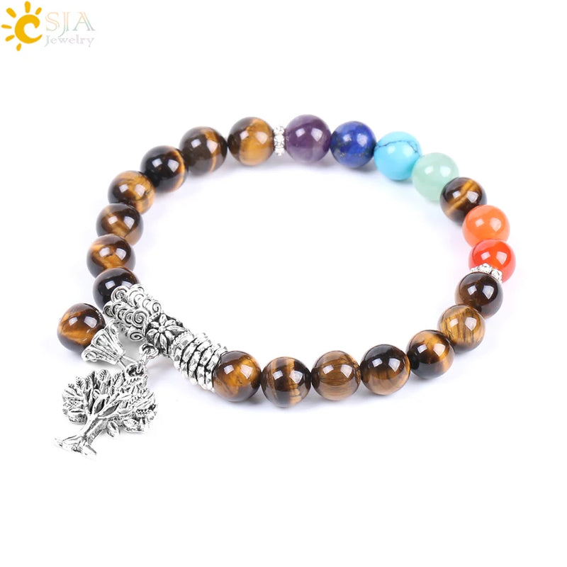 Bracelet arbre de vie en argent