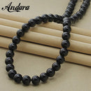 Collier perle noire
