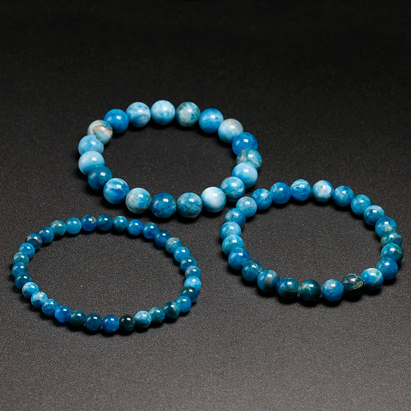 Bracelet apatite bleu