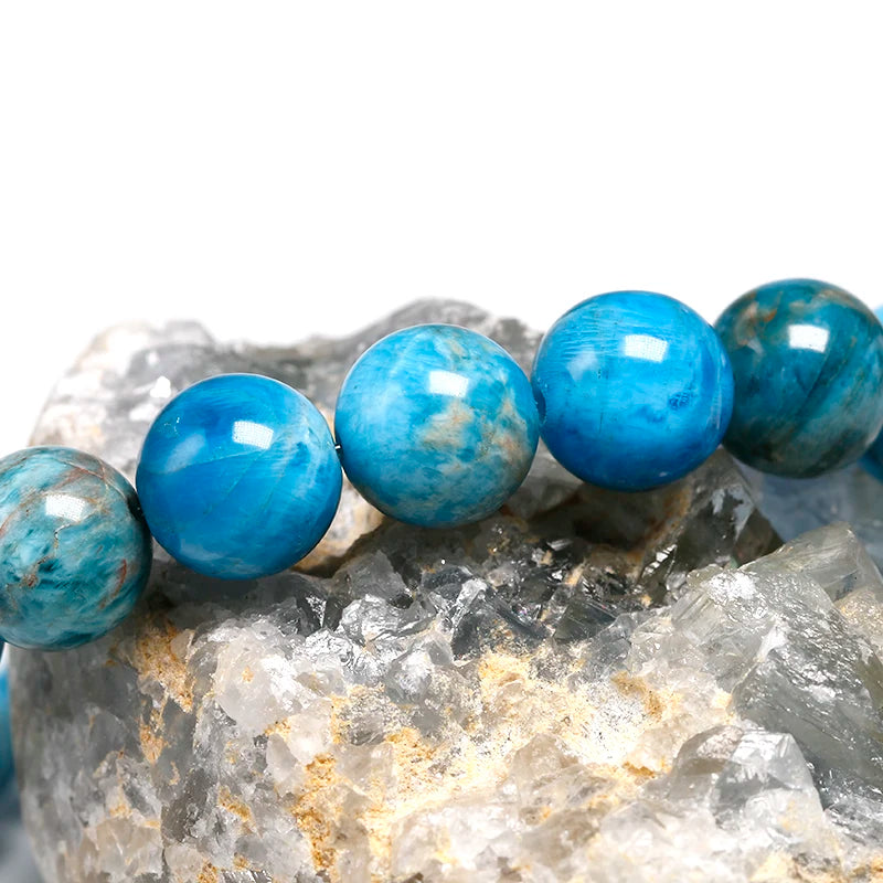 Bracelet apatite bleu