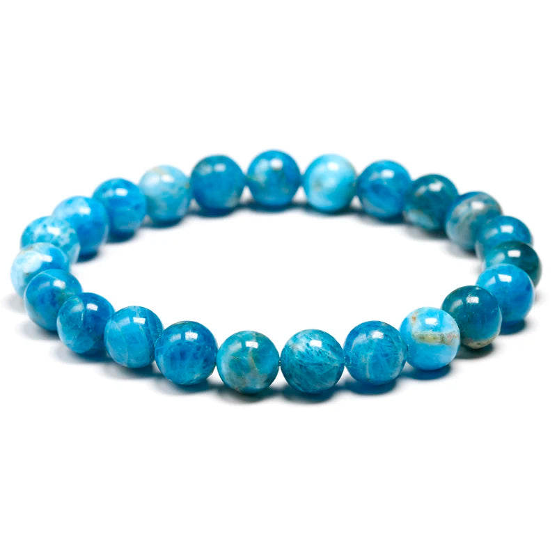 Bracelet apatite bleu