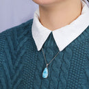 Larimar gros pendentif