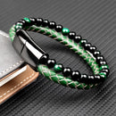 Bracelet vert homme