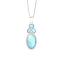 Pierre de larimar collier