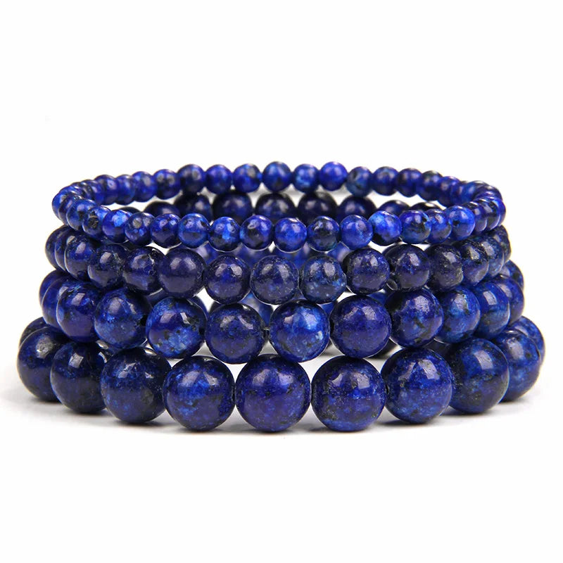 Bracelet lapis lazuli homme